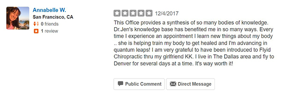 Chiropractic Denver CO Annabelle Review New